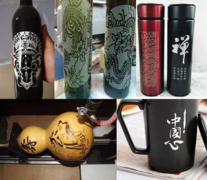 雅安名山县酒瓶葫芦工艺品激光雕刻机